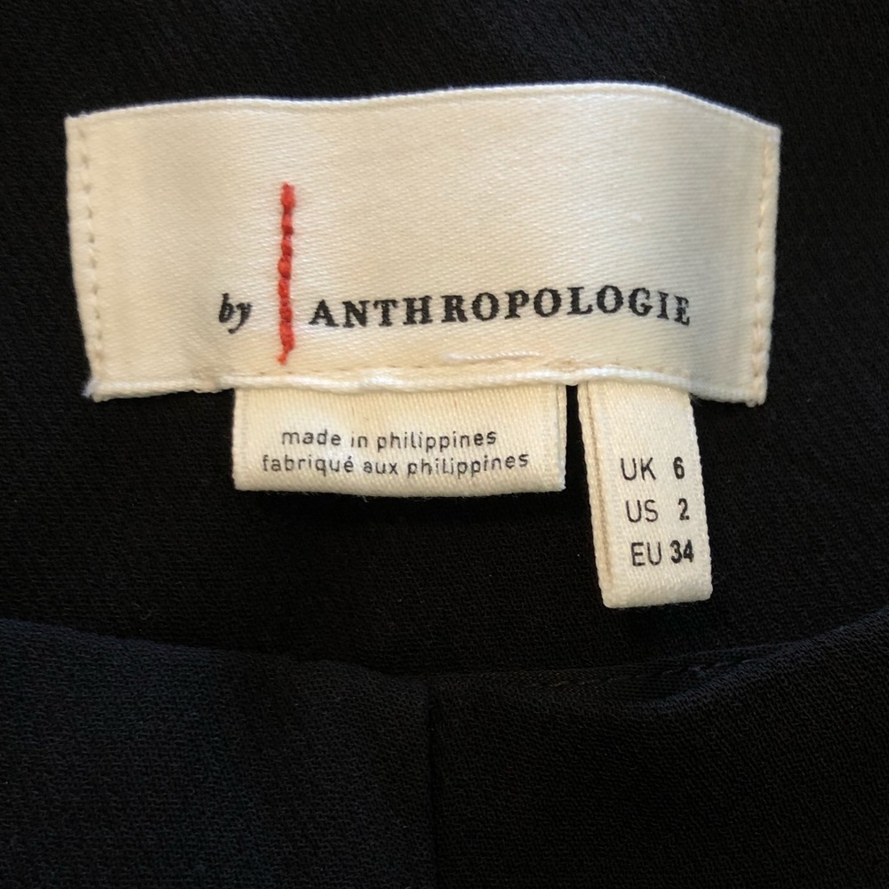 Anthropologie Trouser Zinnia Flare Black NWT Women’s Size 2 - Picture 4 of 8